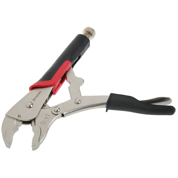 Зажим гейферный Partner "Profi", с прорезиненной рукояткой, CR-V, 10"-250мм