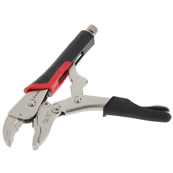 Зажим гейферный Partner "Profi", с прорезиненной рукояткой, CR-V, 7"-180мм