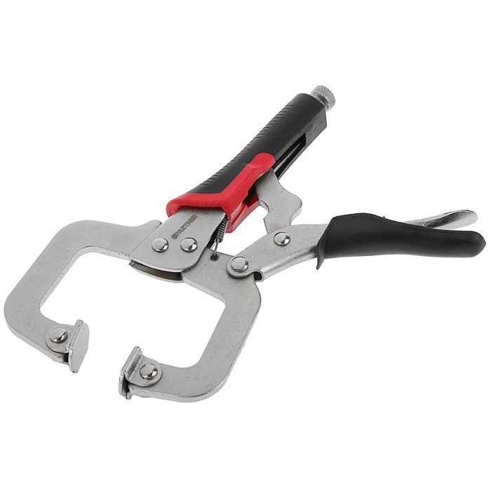 Ручной зажим Partner, С-образный, с прорезиненной рукояткой, CR-V, 6"-150мм