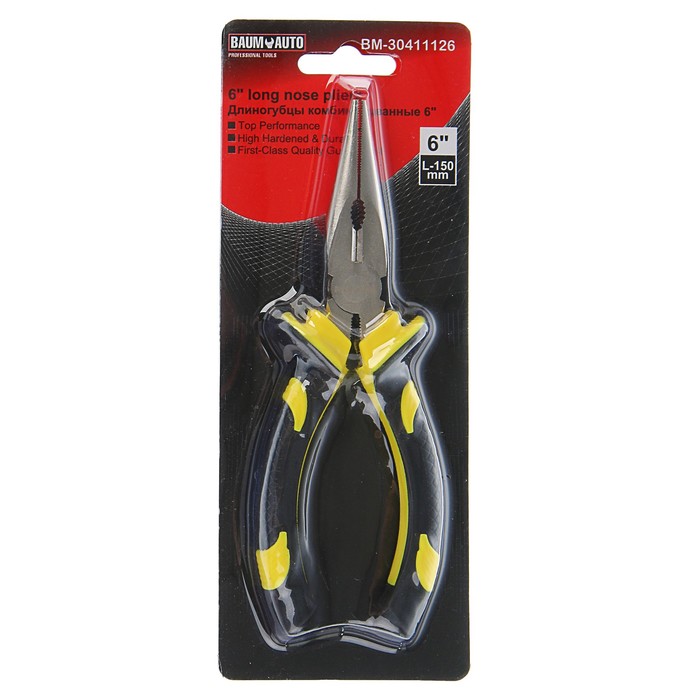 Длинногубцы BaumAuto, комбинированные, 6-150мм