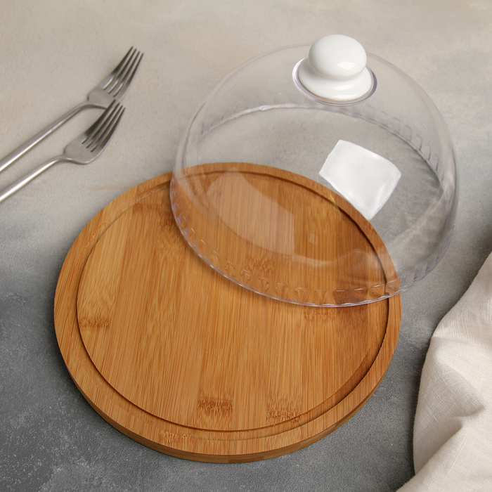 Блюдо 23,5х15 см "Эстет", с крышкой