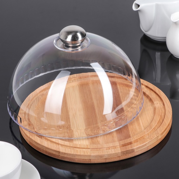 Блюдо 23,5х15 см "Эстет", с крышкой