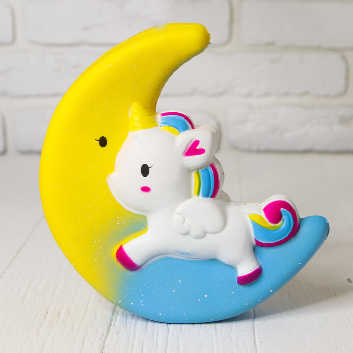 Мялка-антистресс "Единорог на луне" большая МИКС
