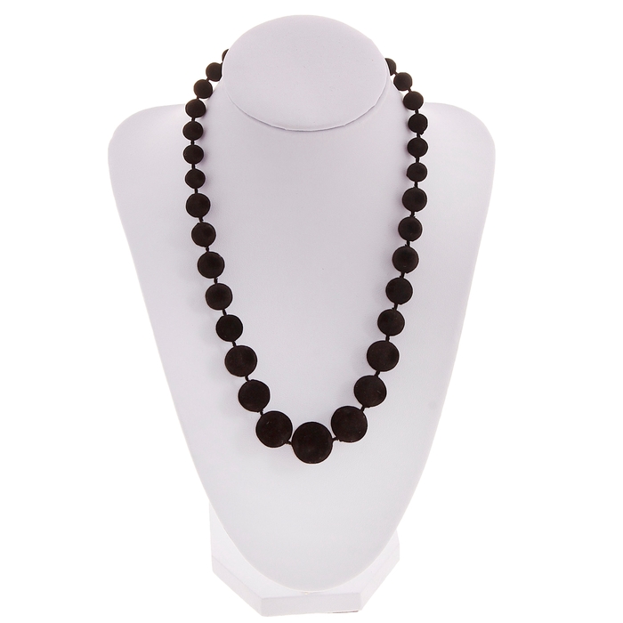 Бусы "Бархат", цвет черный