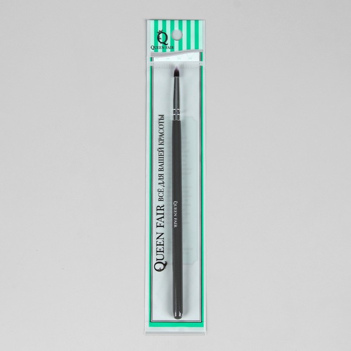 Кисть для макияжа/жидкой подводки, 17см, цвет серый