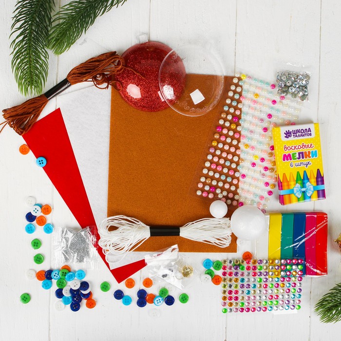 Набор для творчества "В гостях у Деда Мороза" 11 в1