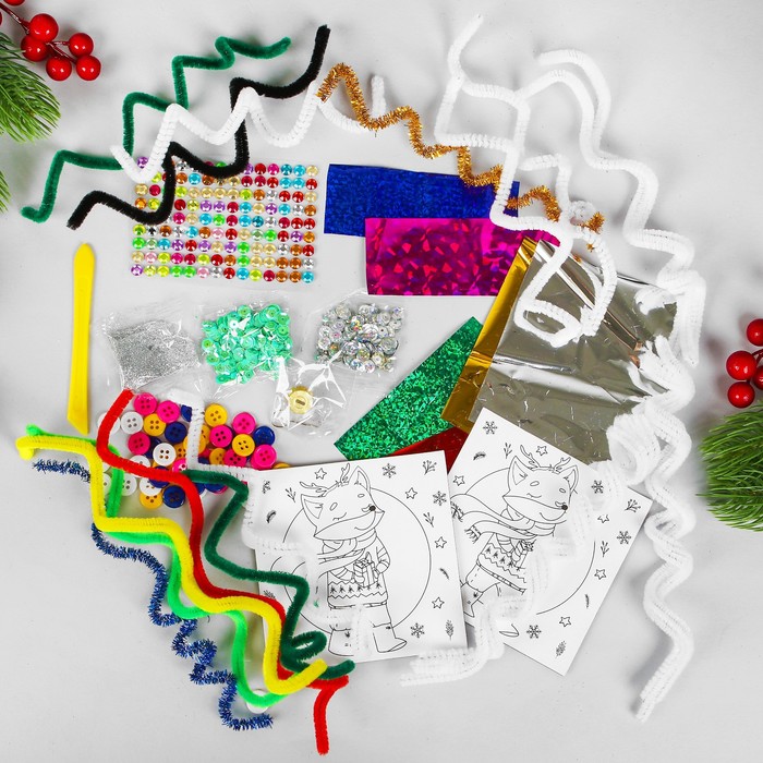 Набор для творчества "Новогоднее приключение" 11 в1