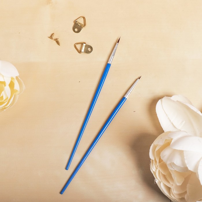 Роспись по номерам "Прованс" с фольгой, краски 14 шт, кисти, крепления