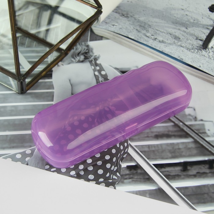 Футляр для очков, отдел на клапане, МИКС