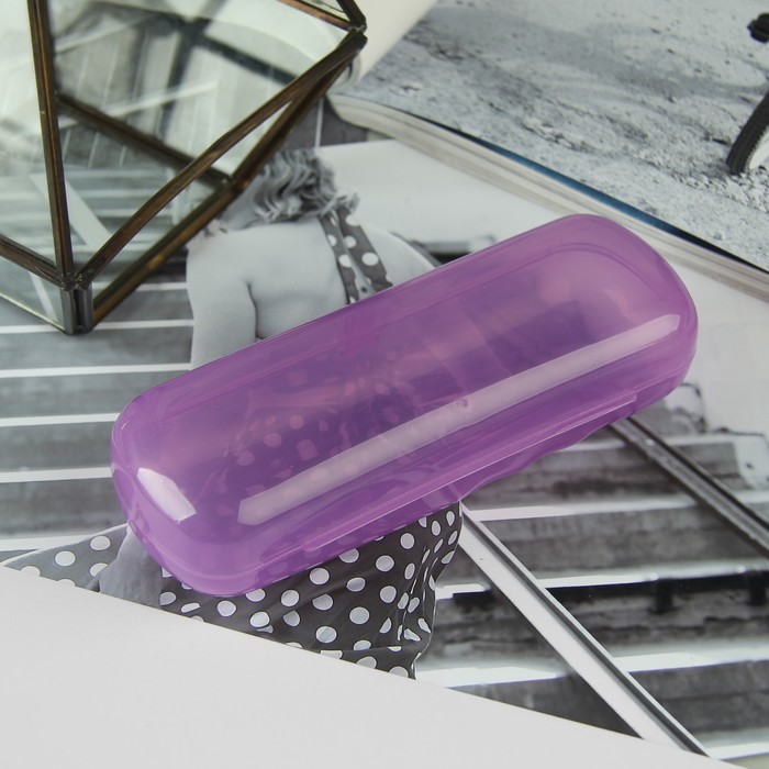 Футляр для очков, отдел на клапане, МИКС