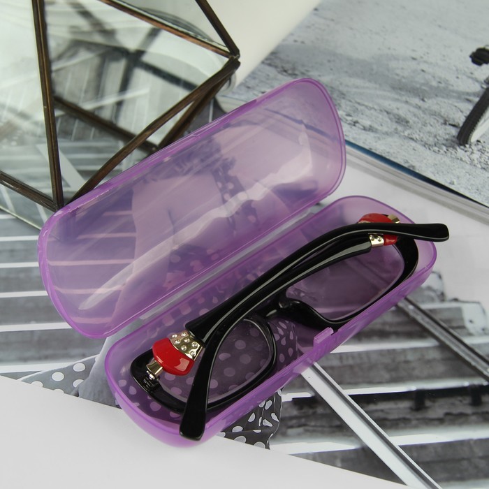 Футляр для очков, отдел на клапане, МИКС