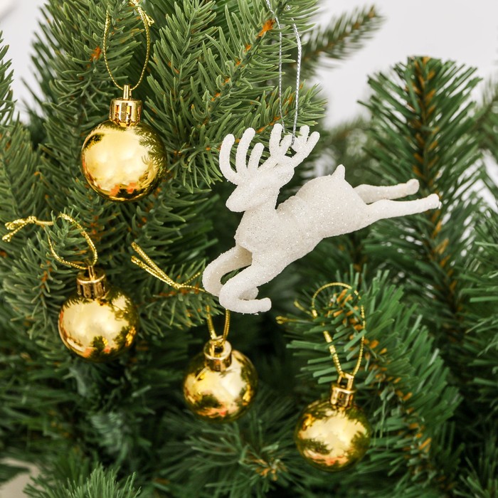 Набор свечей в стекле с декором "Чудес в Новом году!"