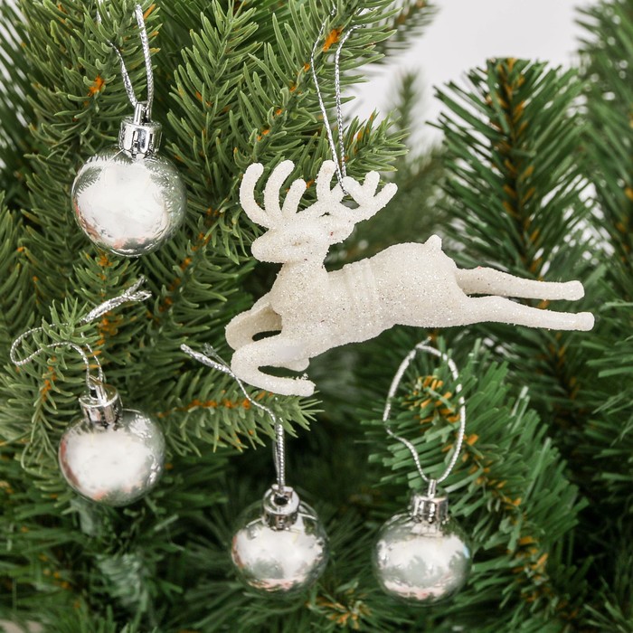 Набор свечей в стекле с декором "Тепла в Новом году!"