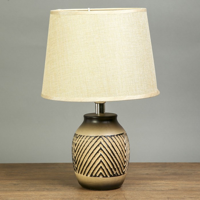 Лампа настольная "Пятый элемент" молочный вазон Е27 40W 220В 36х22х22 см