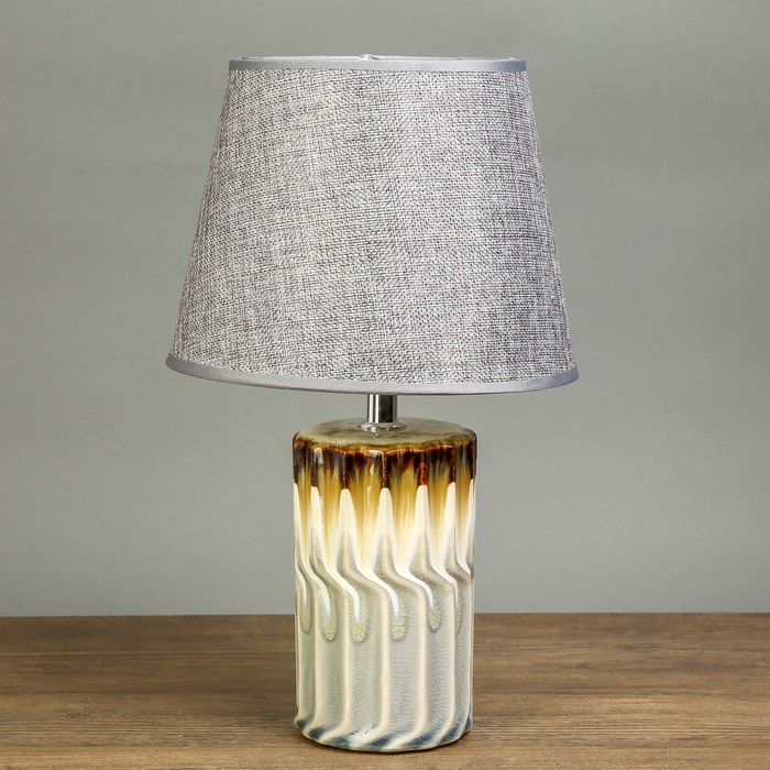 Лампа настольная "Изгибы" цилиндр Е27 40W 220В 34х20х20 см