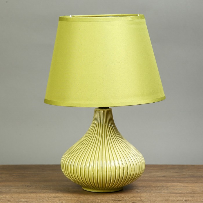 Лампа настольная "Мелиана" сочный лайм 1х40W Е14 32х22х22 см