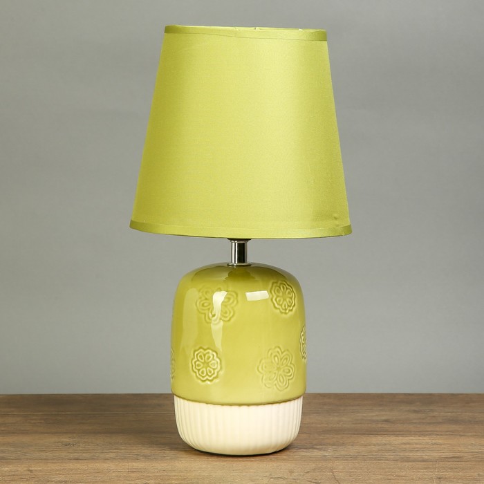 Лампа настольная "Рамина" лесной зелёный 1х40W Е14 33х17х17 см