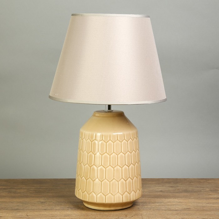 Лампа настольная "Виоланта" какао 1х40W Е14 42х25х25 см