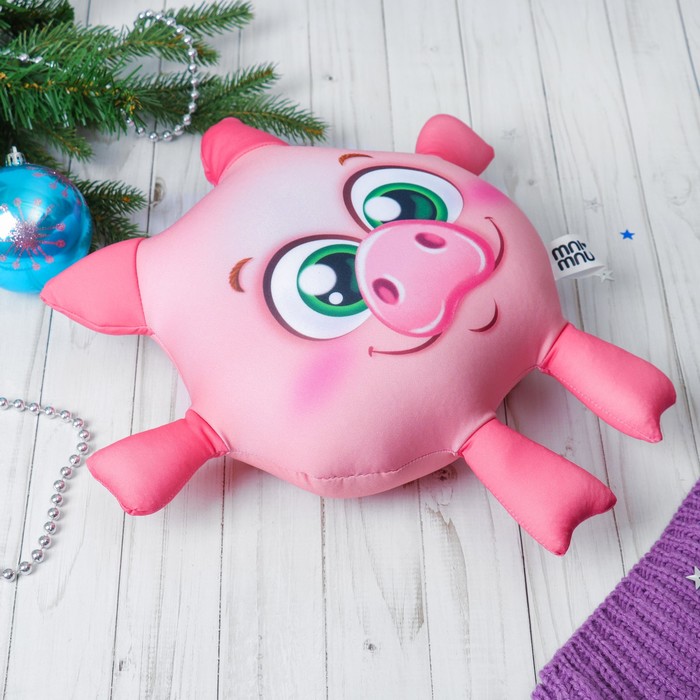 Мягкая подушка-антистресс "Хрюшандрий"