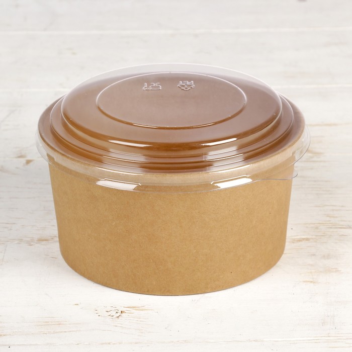 Контейнер с пластиковой крышкой, 16 х 18,5 х 6,8 см