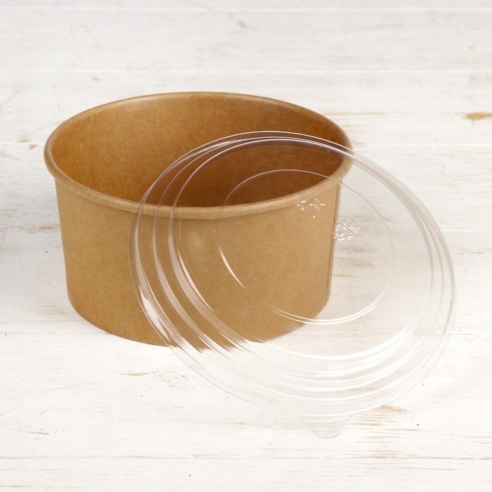 Контейнер с пластиковой крышкой, 16 х 18,5 х 6,8 см