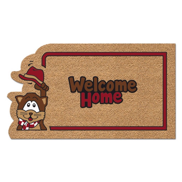 Коврик придв. 40х70 см Kokarda, 21823 Кот в шляпе