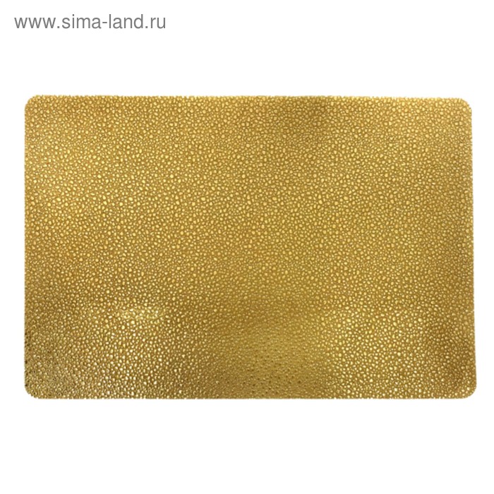 Салфетка «Капли», цвет золото, 30 х 40 см