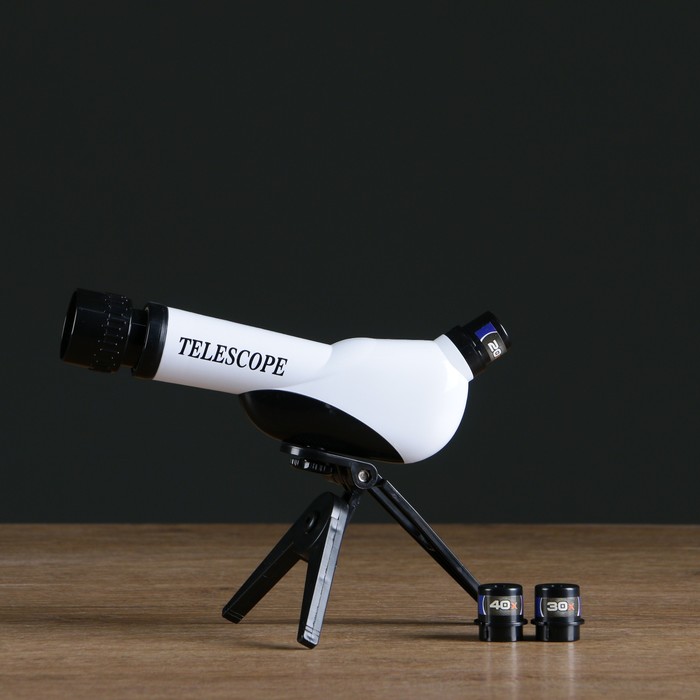 купить Телескоп настольный сувенирный Оптика сменные линзы 20х-30х-40х