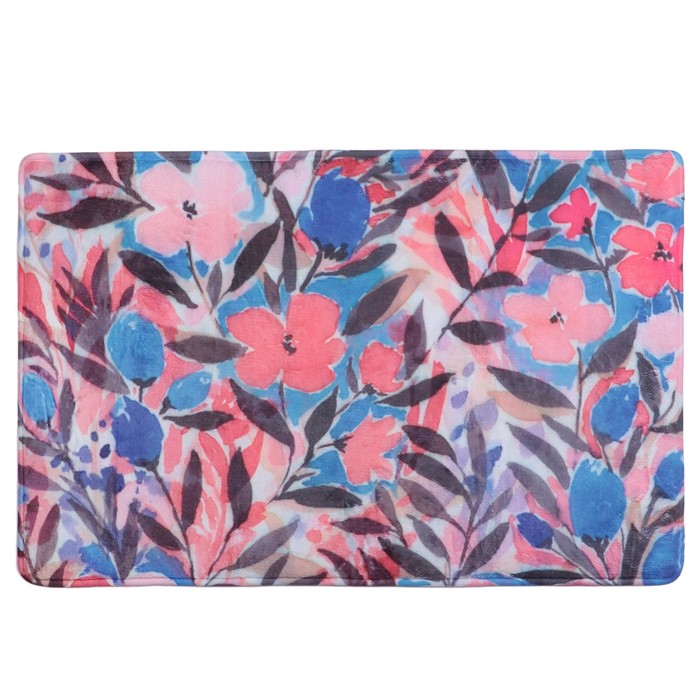 Коврик для ванной "Тропики акварель"