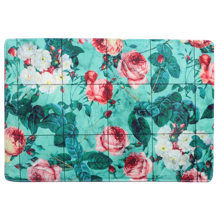 Коврик для ванной "Коллаж розы"