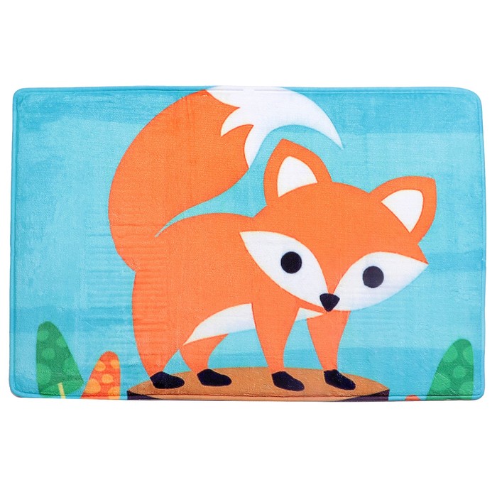 Коврик для ванной "Верные друзья лисёнок"