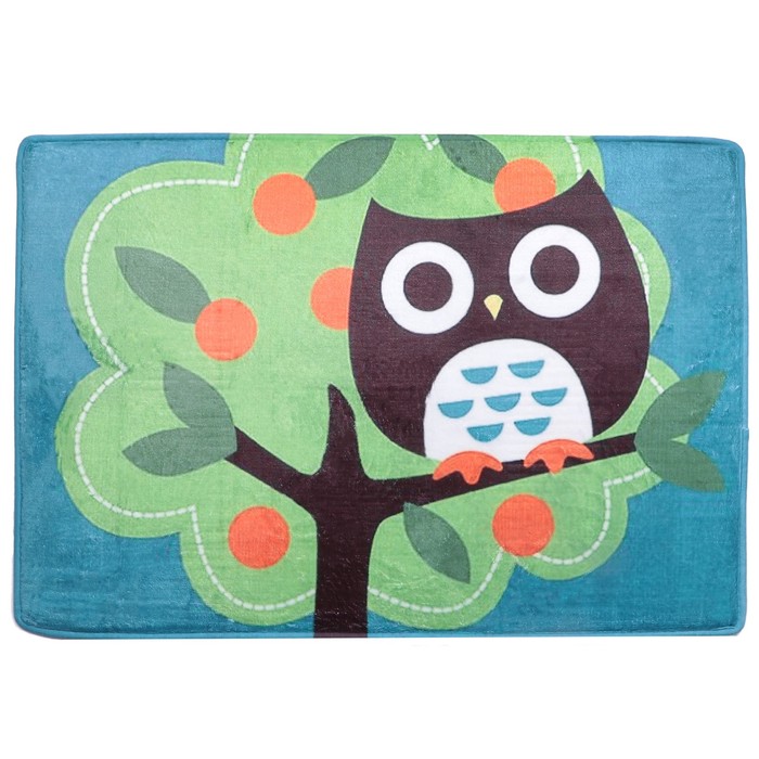 Коврик для ванной "Верные друзья совёнок"