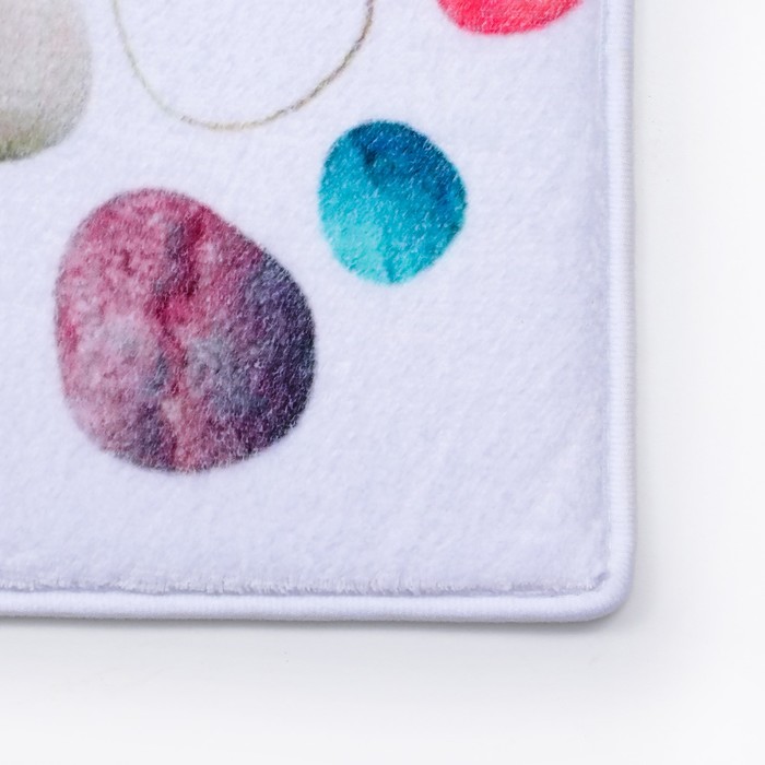 Коврик для ванной "Акварель. Круги"