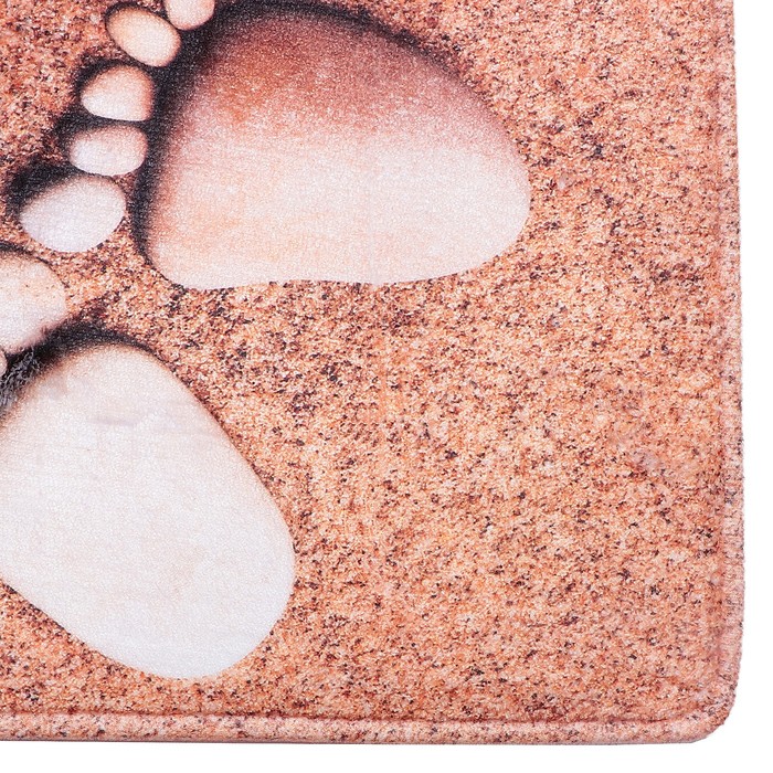 Коврик для ванной "Камни. Следы"