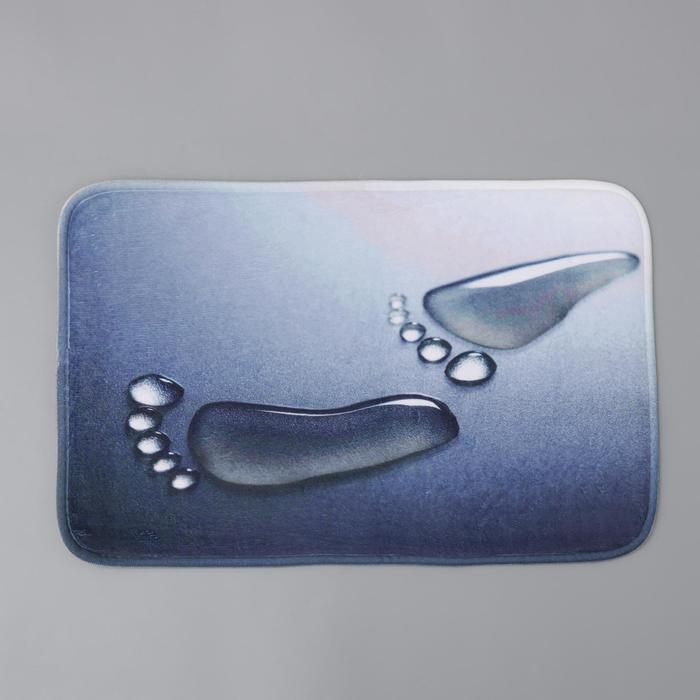 Коврик для ванной "Слелы вода"