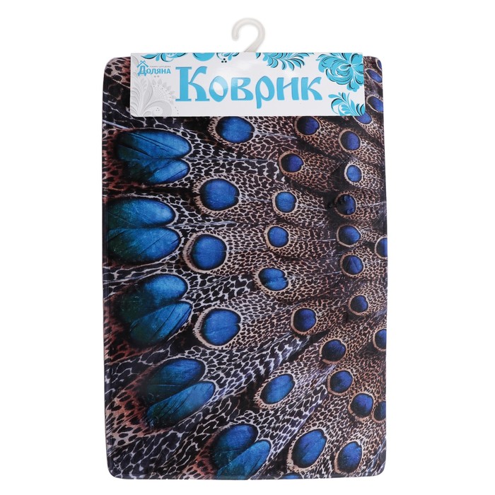 Коврик для ванной "Павлин"