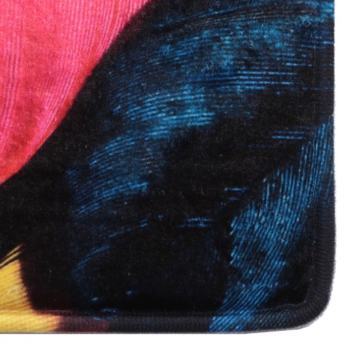 Коврик для ванной "Перья"