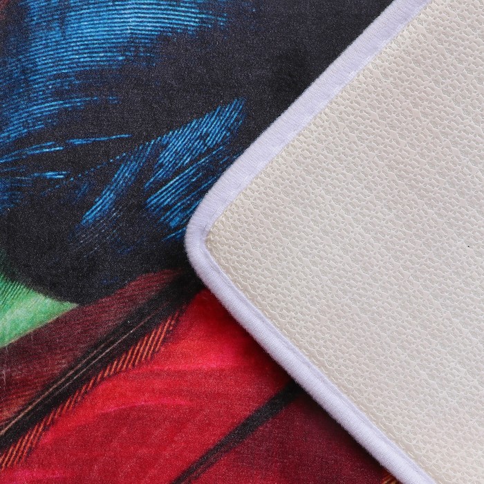 Коврик для ванной "Перья"