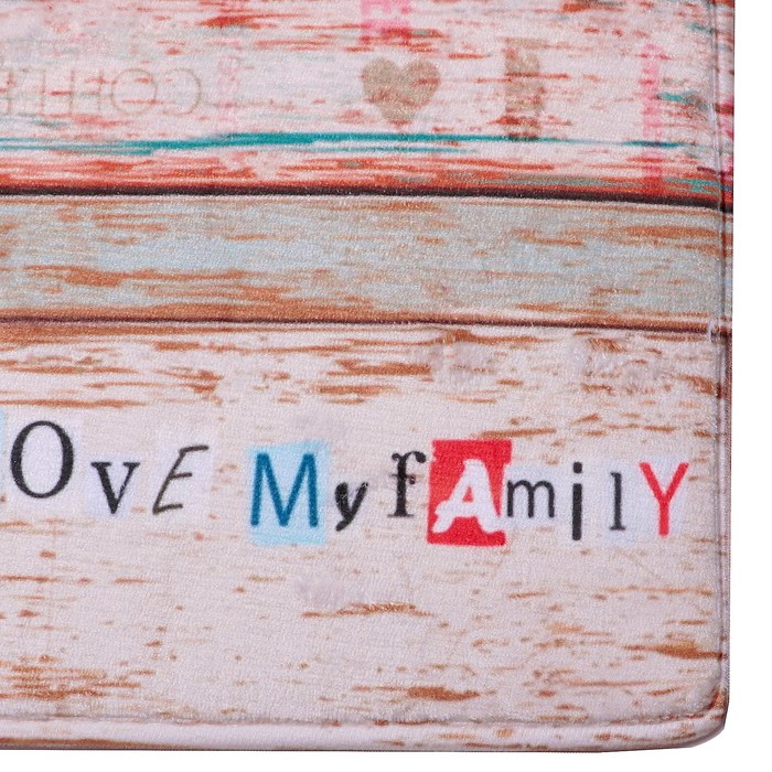 Коврик для ванной "Доска цветная"