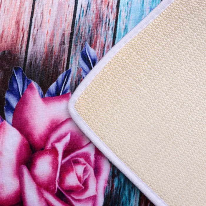 Коврик для ванной "Доска розы"