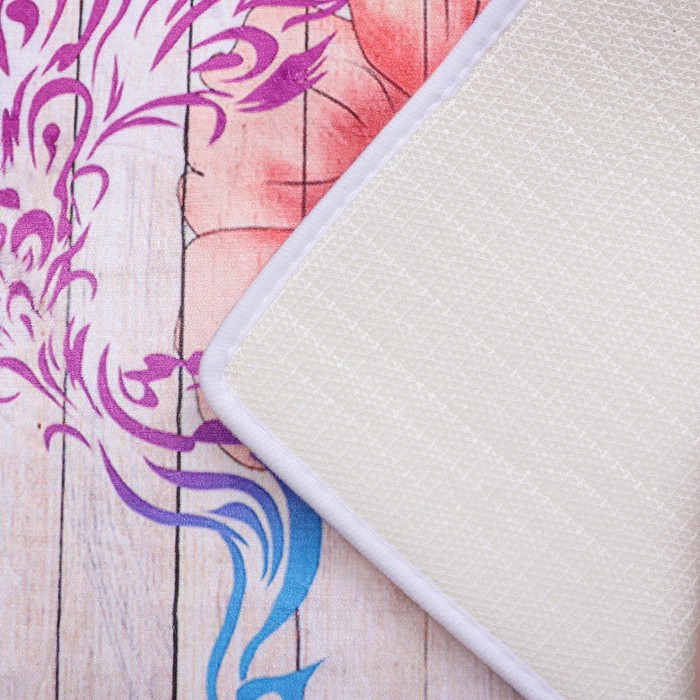 Коврик для ванной "Доска жар-птица"