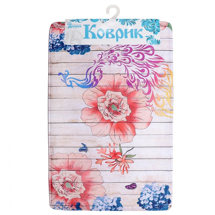 Коврик для ванной "Доска жар-птица"