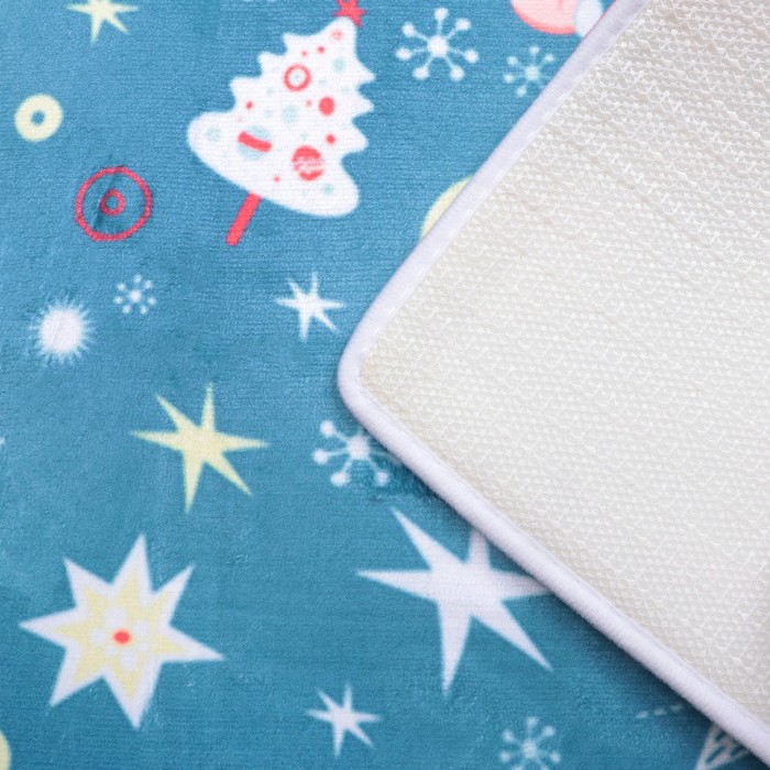 Коврик для ванной "Новый год. Дед мороз"