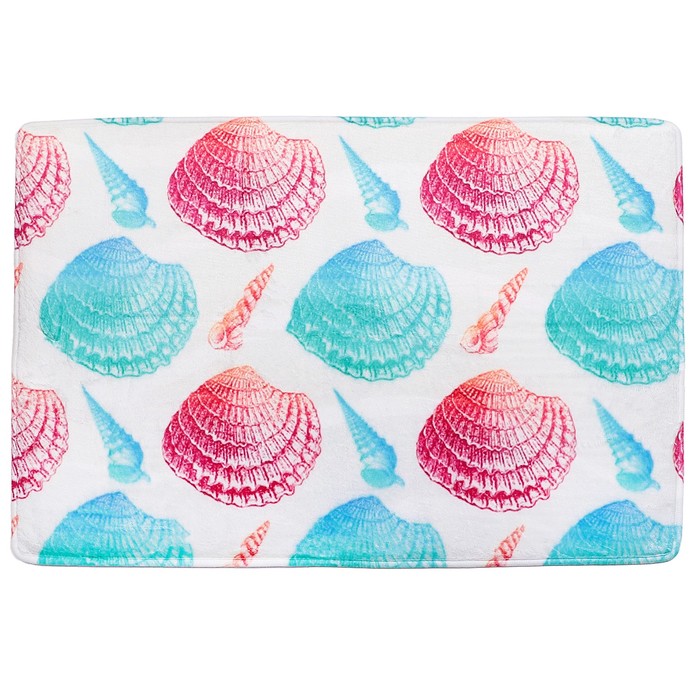 Коврик для ванной "Морские мотивы ракушки"