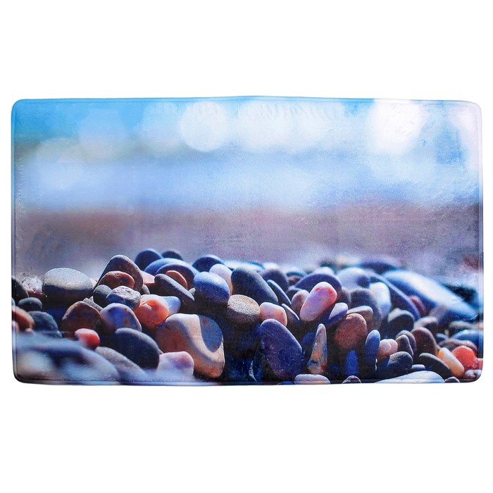 Коврик для ванной "Каменный пляж"