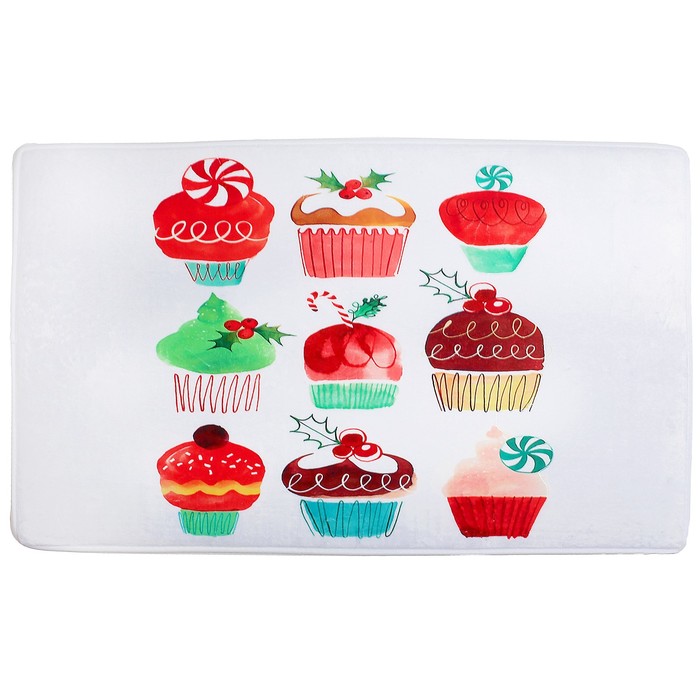 Коврик для ванной "Кексики"