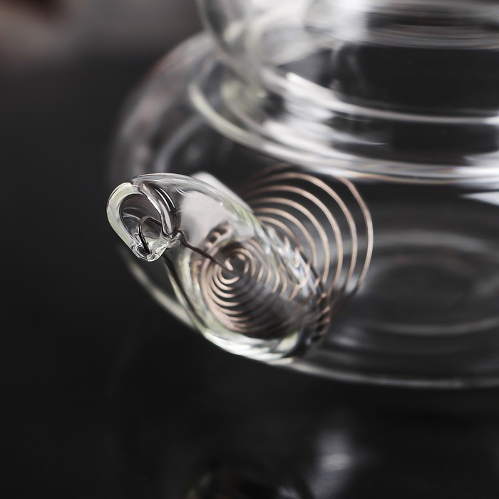 Чайник заварочный 150 мл "Пара", с металлическим ситом, чаша 80 мл