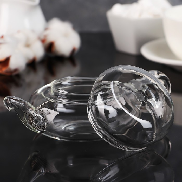 Чайник заварочный 150 мл "Пара", с металлическим ситом, чаша 80 мл