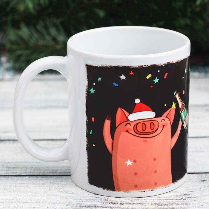 Кружка с сублимацией "Драйвового Нового года", 300 мл