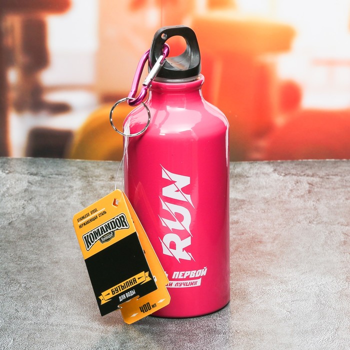 Бутылка для воды "Run", 400 мл